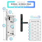 Smart Door Lock Slim - 30-92mm (22x330mm) - Black -