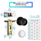 Smart Door Knob Lock - Black - With WiFi Gateway